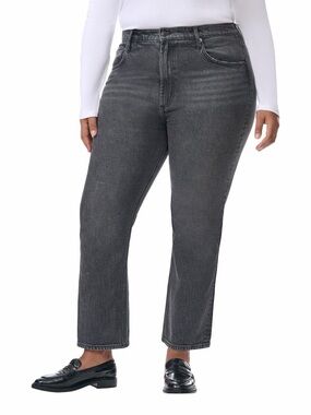 NWOT Kirkland Signature High Rise Straight Leg Jeans 14 Black